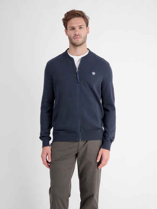 Lerros Strickjacke mit College Kragen für Herren Günstiger Verkauf