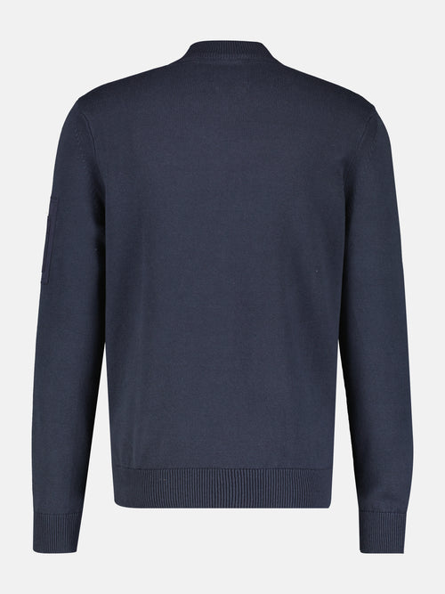 Lerros Strickjacke mit College Kragen für Herren Günstiger Verkauf