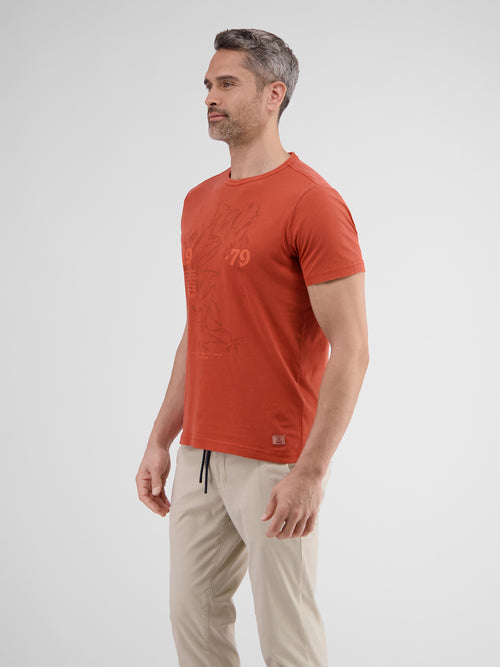 Lerros T-Shirt mit Brust-Print Verkauf