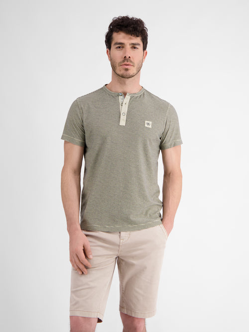 Lerros Gestreiftes Serafino-Shirt für Herren Angebote