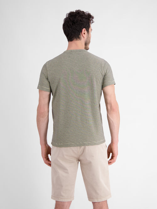 Lerros Gestreiftes Serafino-Shirt für Herren Angebote