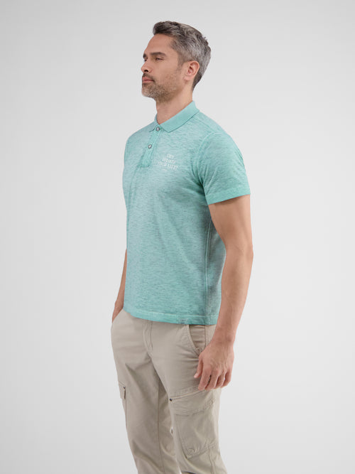 Lerros Poloshirt mit Brustprint im Angebot