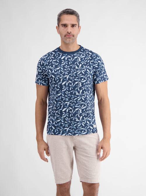 Lerros T-Shirt für Herren mit floralem Print