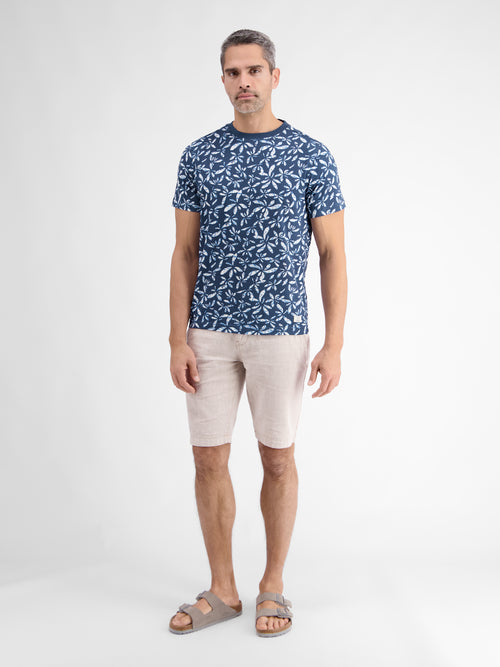Lerros T-Shirt für Herren mit floralem Print Meist gekauft