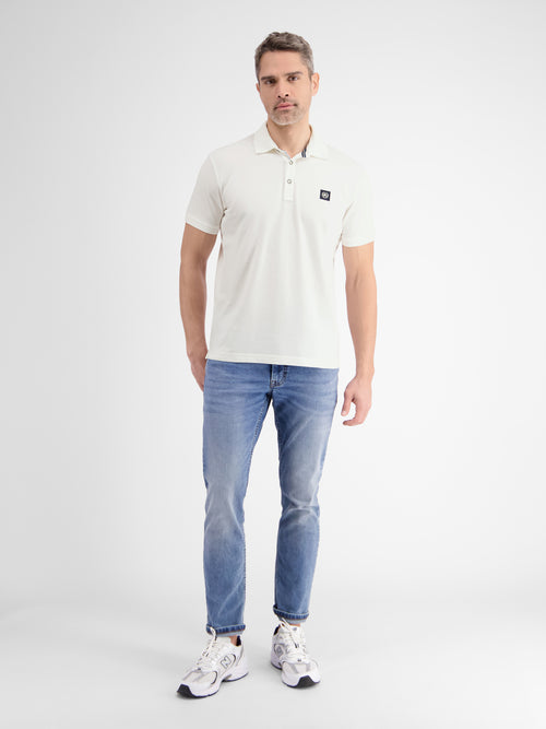 Lerros Herren Poloshirt mit Stretchanteil, unifarben Auslauf
