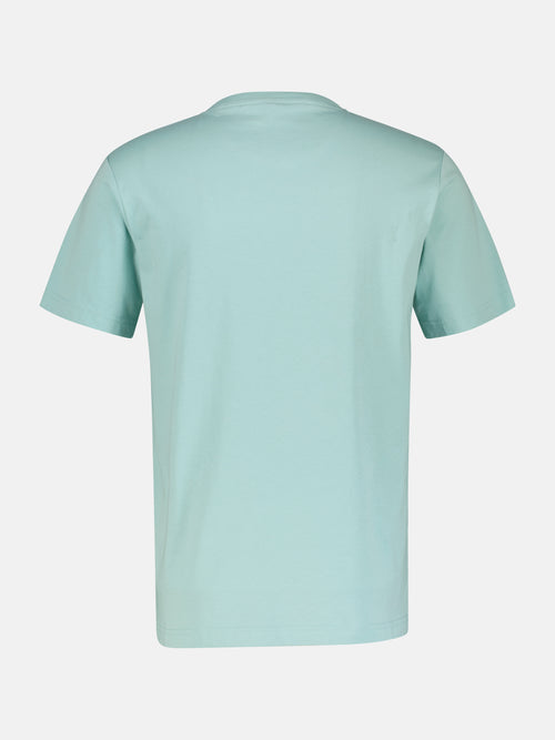 Lerros Unifarbenes T-Shirt für Herren mit Brustprint Hotsell