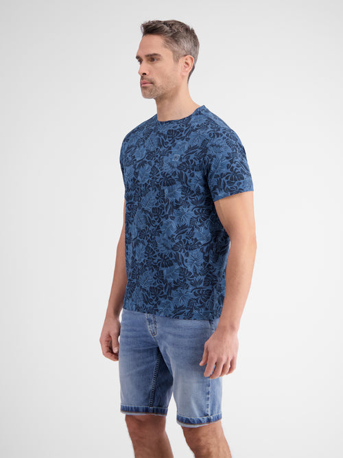 Lerros T-Shirt für Herren mit floralem Print Blitzverkäufe