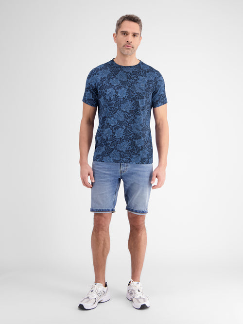 Lerros T-Shirt für Herren mit floralem Print Blitzverkäufe