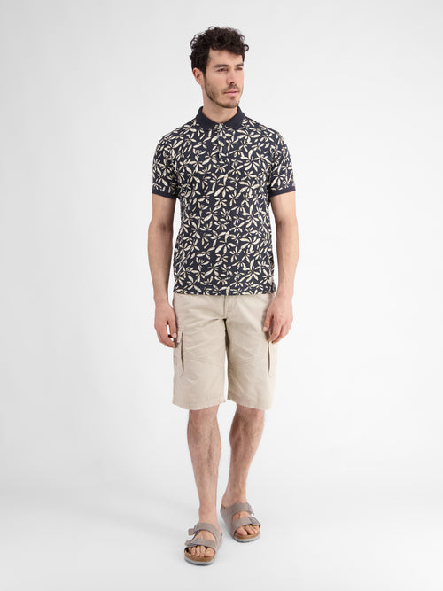 Lerros Herren Poloshirt mit floralem Druck Outlet