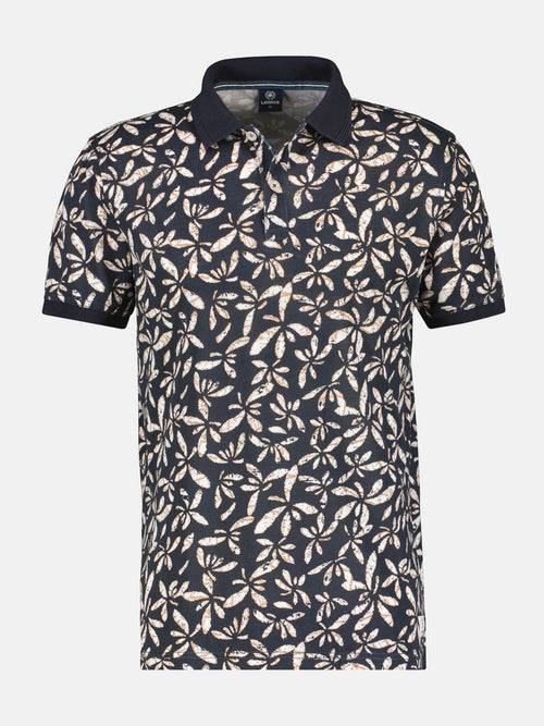 Lerros Herren Poloshirt mit floralem Druck Outlet