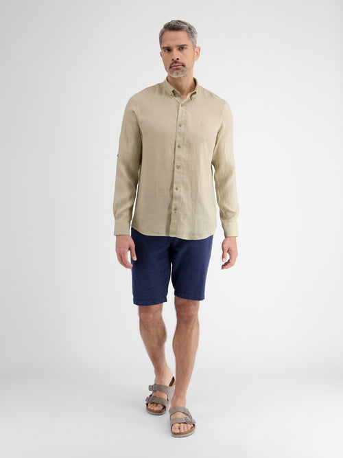Lerros Lässiges Herren Leinenhemd, Langarm im Angebot