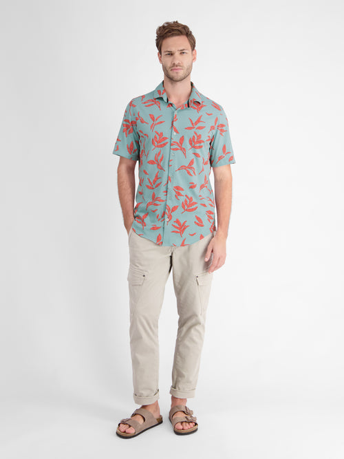 Lerros Kurzarmhemd mit floralem Print Online