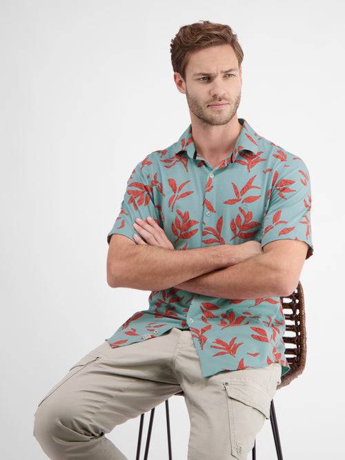 Lerros Kurzarmhemd mit floralem Print Online