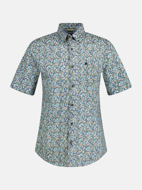 Lerros Halbarmhemd mit floralem Print Blitzverkäufe