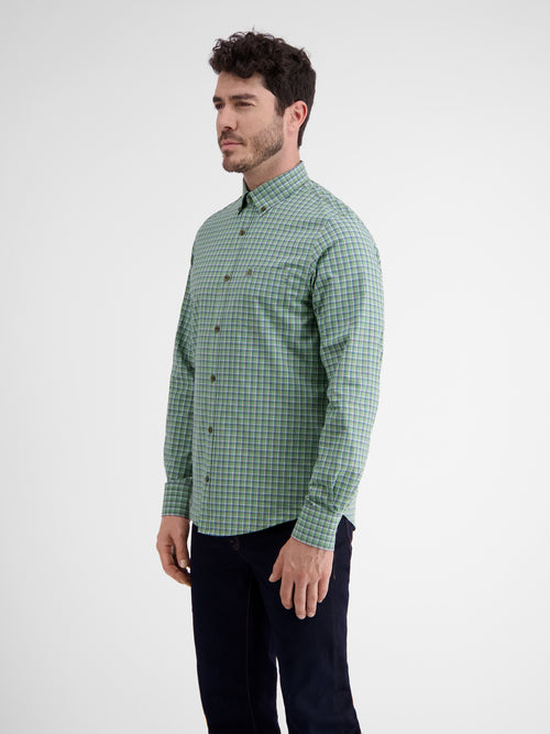 Lerros Langarmhemd, kariert, klassischer Button-down-Kragen Auslauf