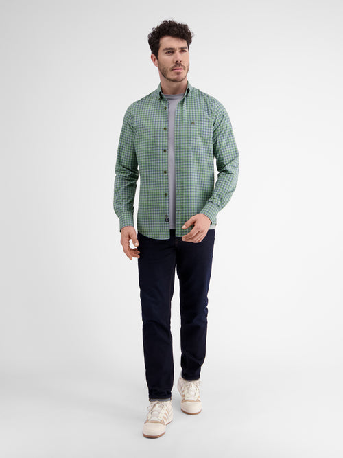 Lerros Langarmhemd, kariert, klassischer Button-down-Kragen Auslauf