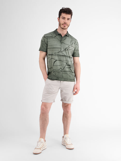 Lerros Poloshirt *Floral Lines* Günstiger Verkauf