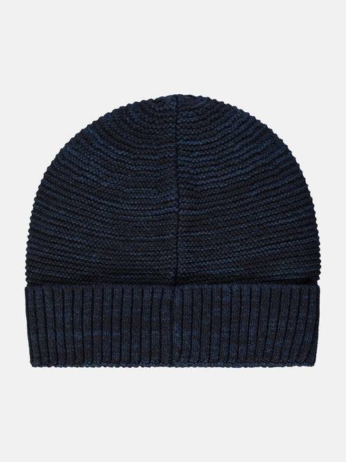Lerros Strickmütze aus zweifarbigem Strukturgarn im Angebot