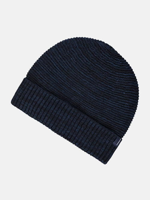 Lerros Strickmütze aus zweifarbigem Strukturgarn im Angebot