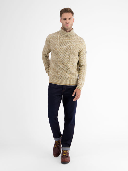 Lerros Jacquard-Rollkragenpullover Schlussverkauf