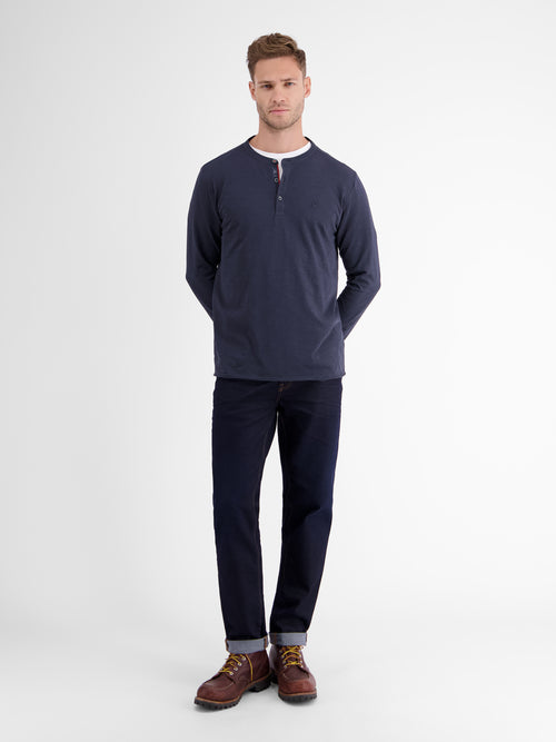 Lerros Slub-Jersey Serafino. Longsleeve Blitzverkäufe