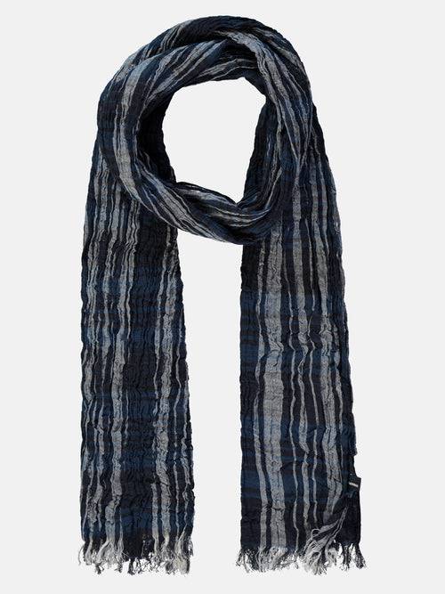 Lerros Schal mit Stripe-Check-Muster