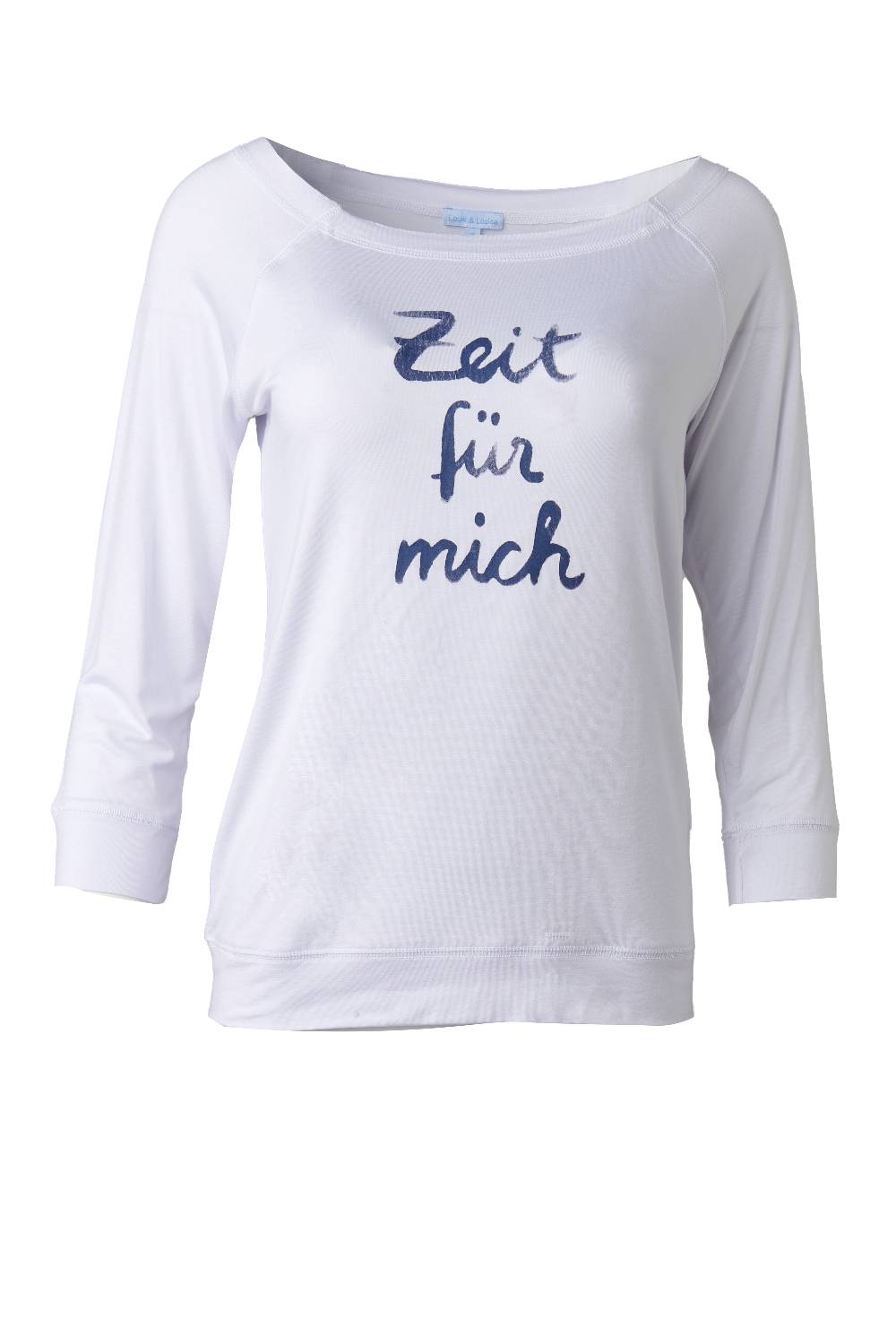 Louis & Louisa YOGA Sweaty Spruch "Zeit für mich", weiß mit blau Online