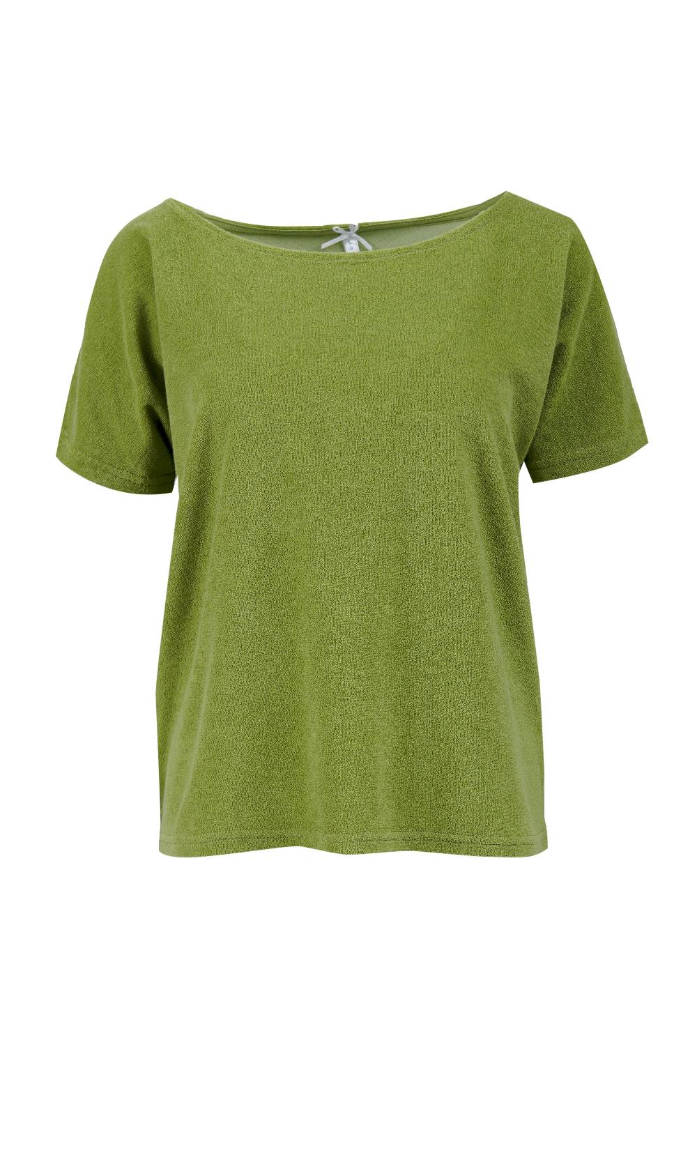 Louis & Louisa Shirt Frottee Oversize kurzarm, avocado Online