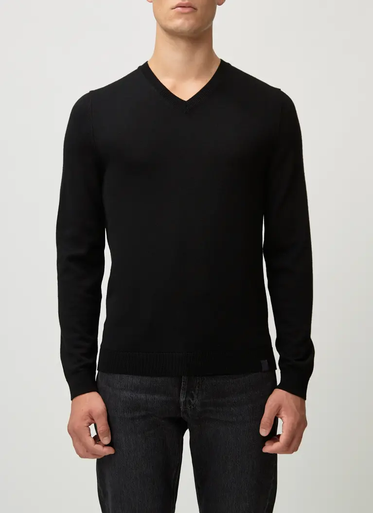 ﻿Maerz Muenchen V-Pullover100% MerinowolleArt. Nr. 420400-595 Verkauf