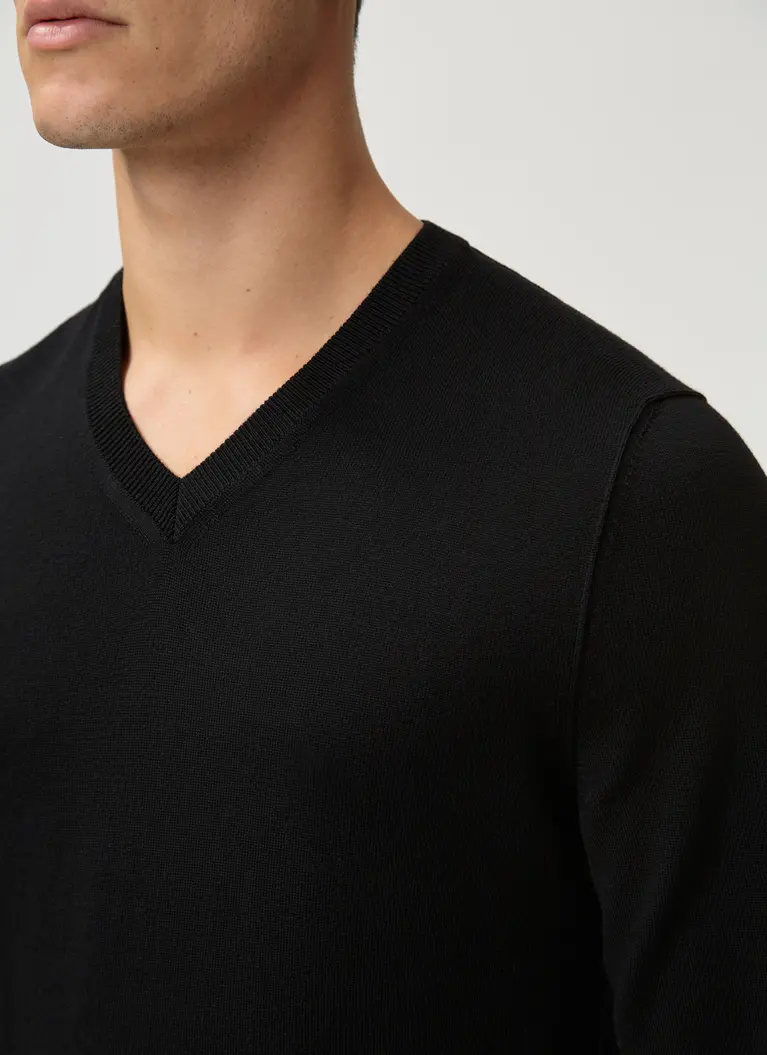 ﻿Maerz Muenchen V-Pullover100% MerinowolleArt. Nr. 420400-595 Verkauf