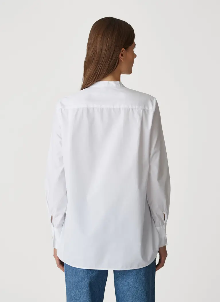 Maerz Muenchen Stehkragenbluse100% BaumwolleArt. Nr. 109500-501 Schlussverkauf