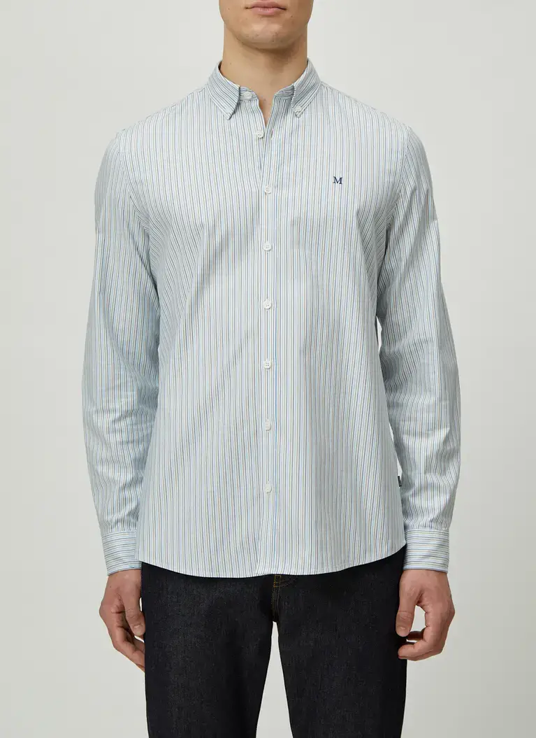 Maerz Muenchen Button Down HemdBaumwollmischungArt. Nr. 744901-334 Schlussverkauf