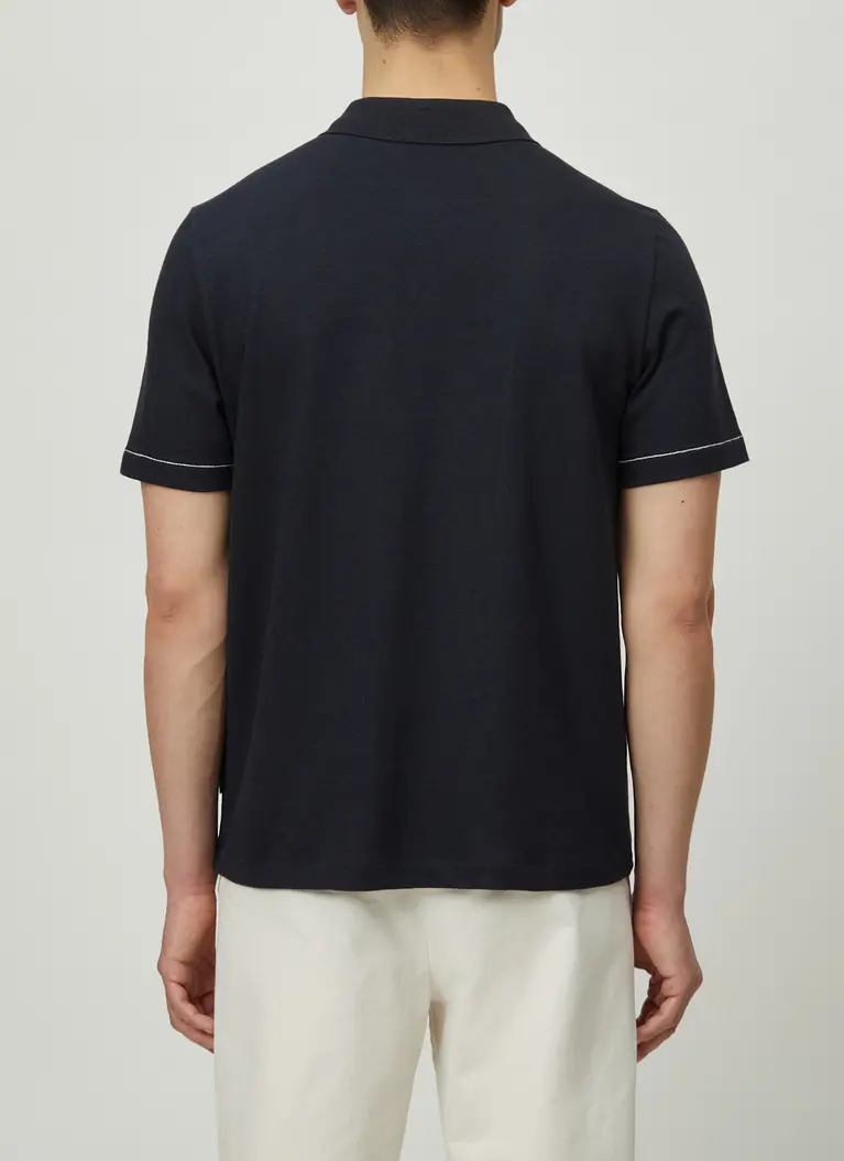Maerz Muenchen PoloshirtBaumwoll-Leinen-MixArt. Nr. 661400-399 Hotsell