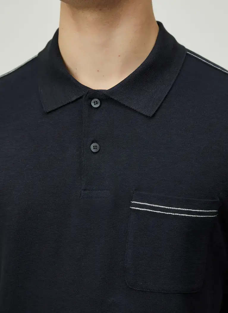 Maerz Muenchen PoloshirtBaumwoll-Leinen-MixArt. Nr. 661400-399 Hotsell