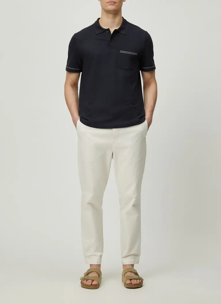 Maerz Muenchen PoloshirtBaumwoll-Leinen-MixArt. Nr. 661400-399 Hotsell