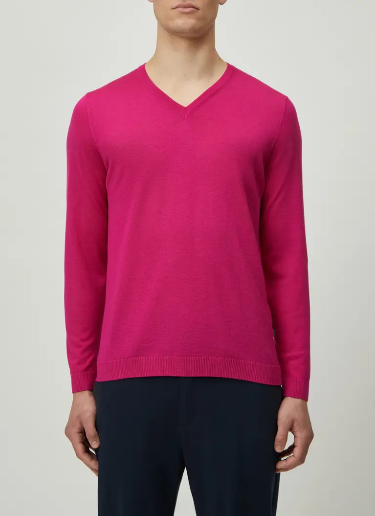 Maerz Muenchen V-Pullover100% MerinowolleArt. Nr. 403800-710 im Angebot
