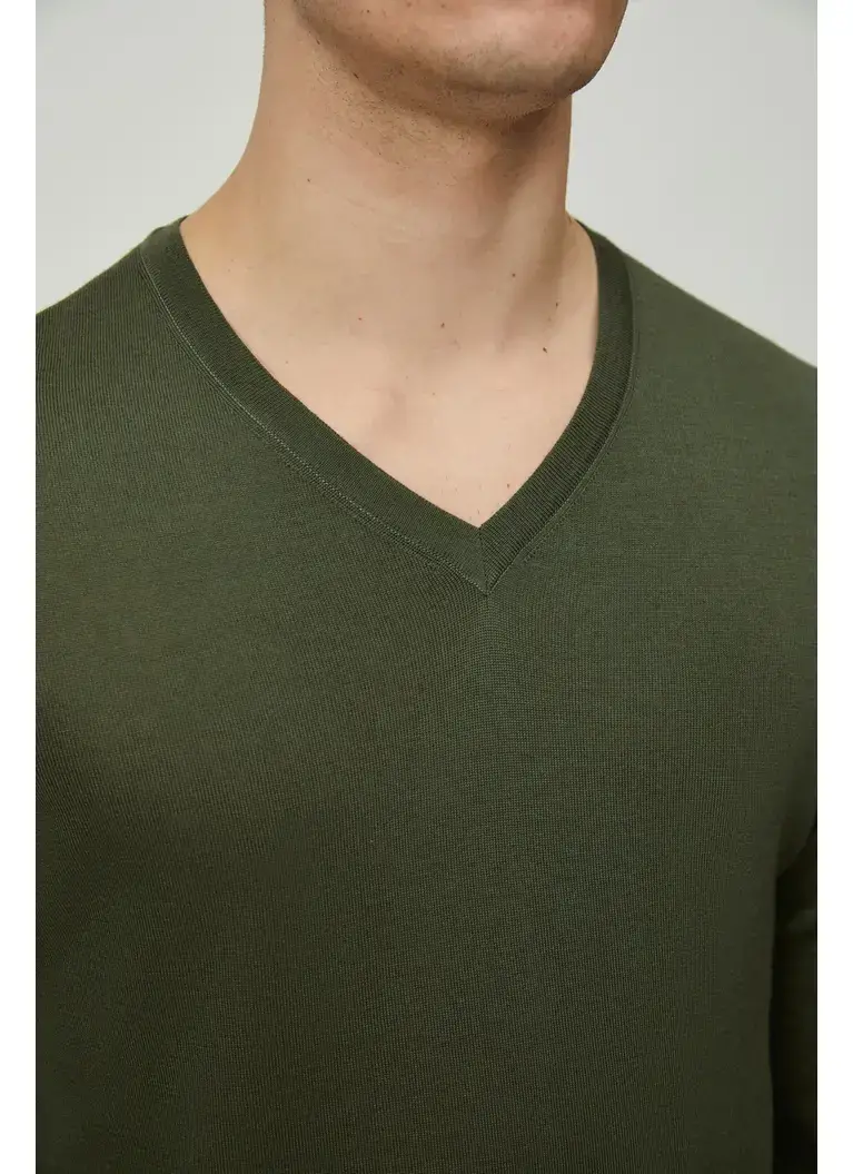 Maerz Muenchen V-Pullover100% MerinowolleArt. Nr. 403800-297 Schlussverkauf