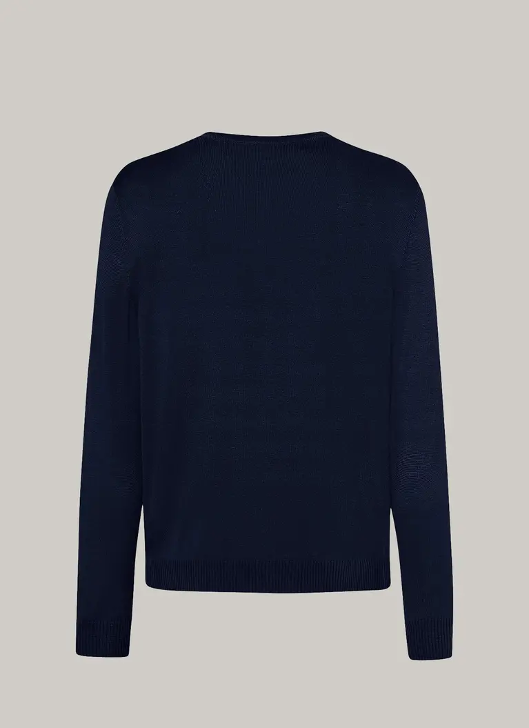 Maerz Muenchen V-Ausschnitt Pullover100% MerinowolleArt. Nr. 498840-399 im Angebot