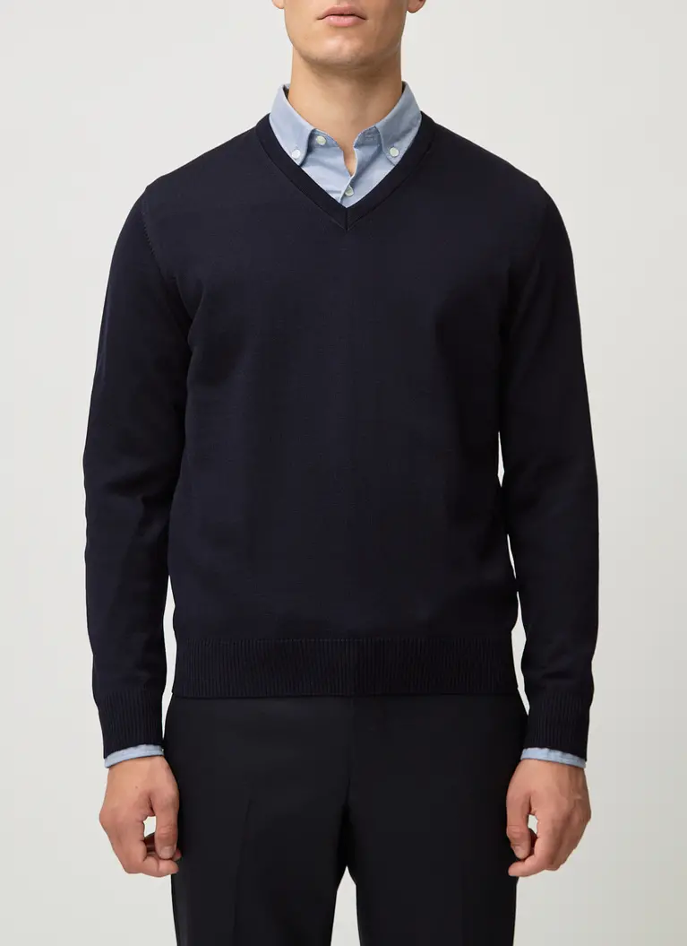 Maerz Muenchen V-Pullover100% MerinowolleArt. Nr. 490490-399 Schlussverkauf