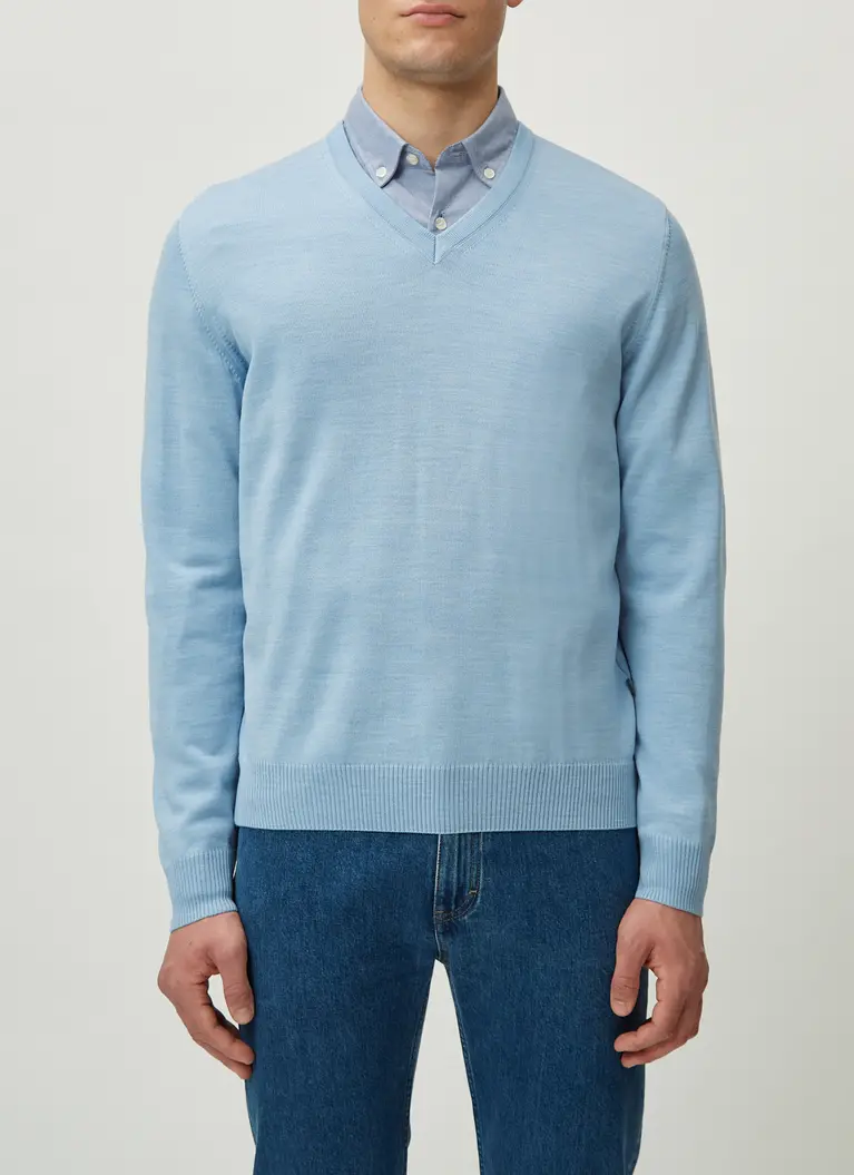 Maerz Muenchen V-Pullover100% MerinowolleArt. Nr. 490490-328 Günstiger Verkauf