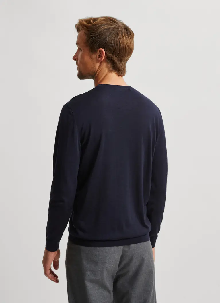 Maerz Muenchen RundhalspulloverMerino-Seide-CashmereArt. Nr. 426300-399 Fabrikverkauf
