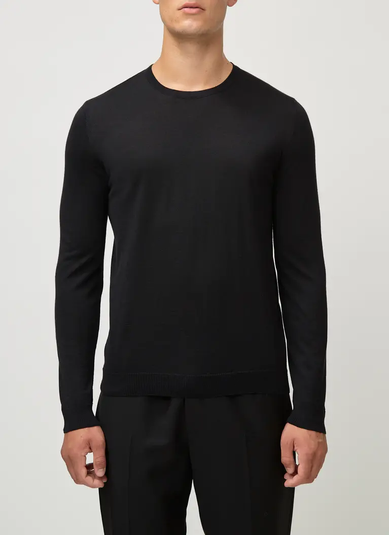 Maerz Muenchen RundhalspulloverMerino-Seide-CashmereArt. Nr. 426300-595 Meist gekauft