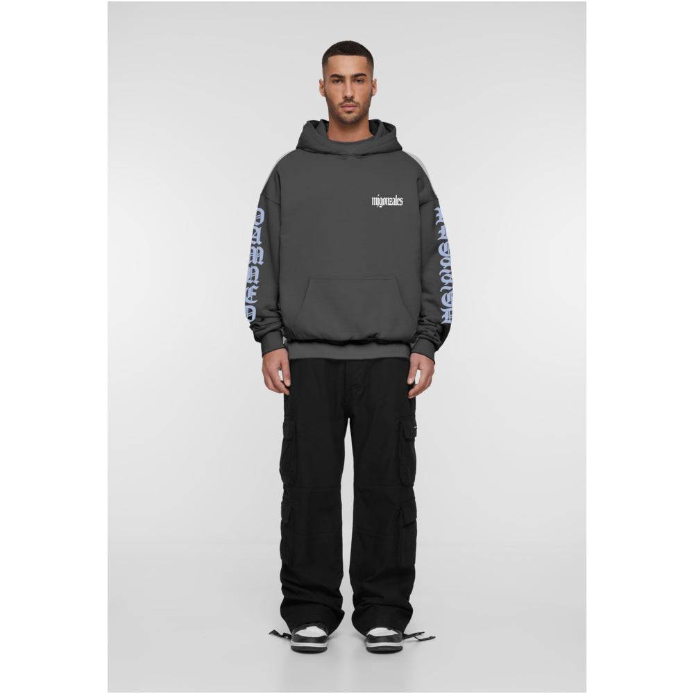 MJ Gonzales Heavy Oversized Hoody – Damned or Blessed im Angebot