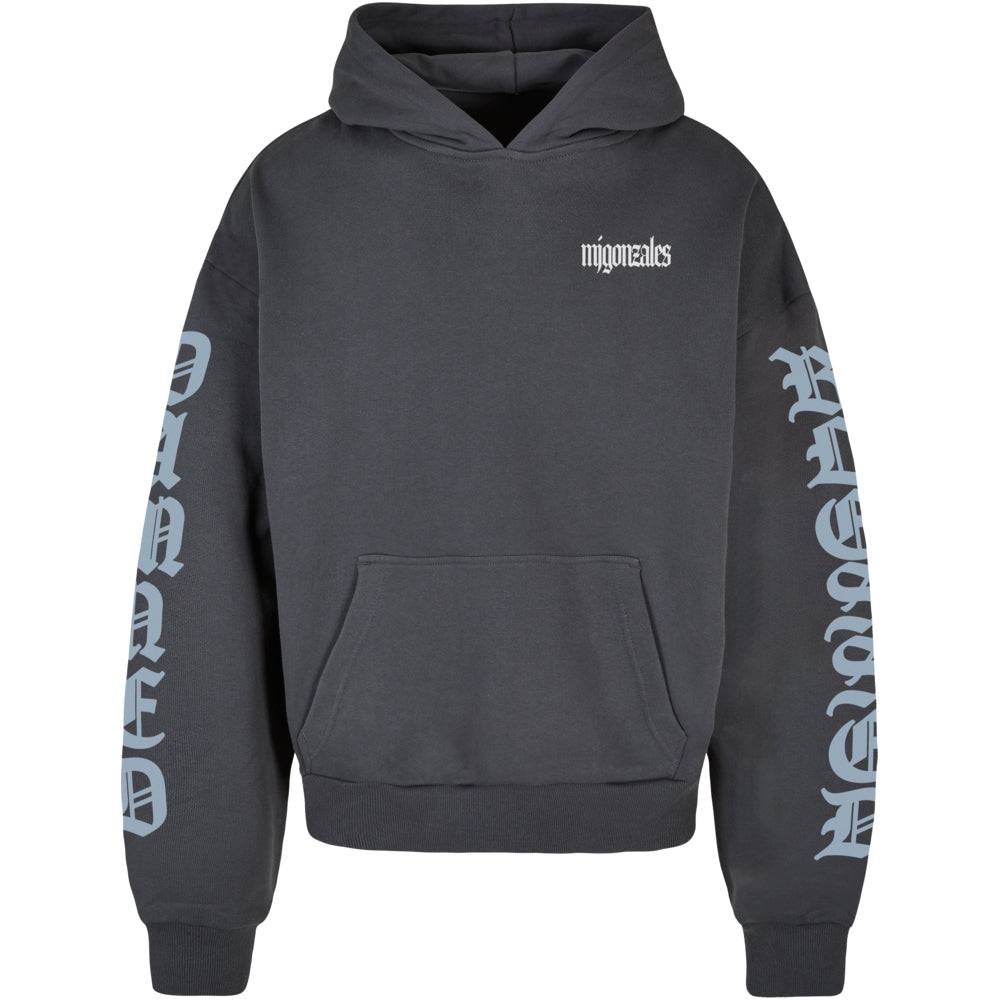 MJ Gonzales Heavy Oversized Hoody – Damned or Blessed im Angebot