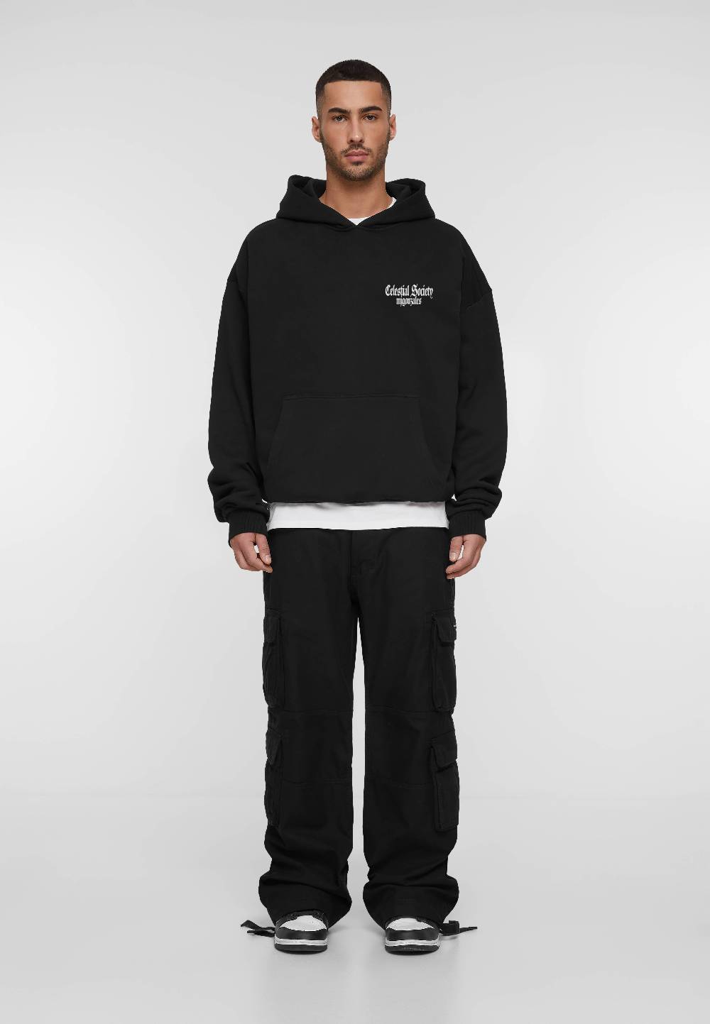 MJ Gonzales Oversized Hoody - Royal Angelic Fabrikverkauf