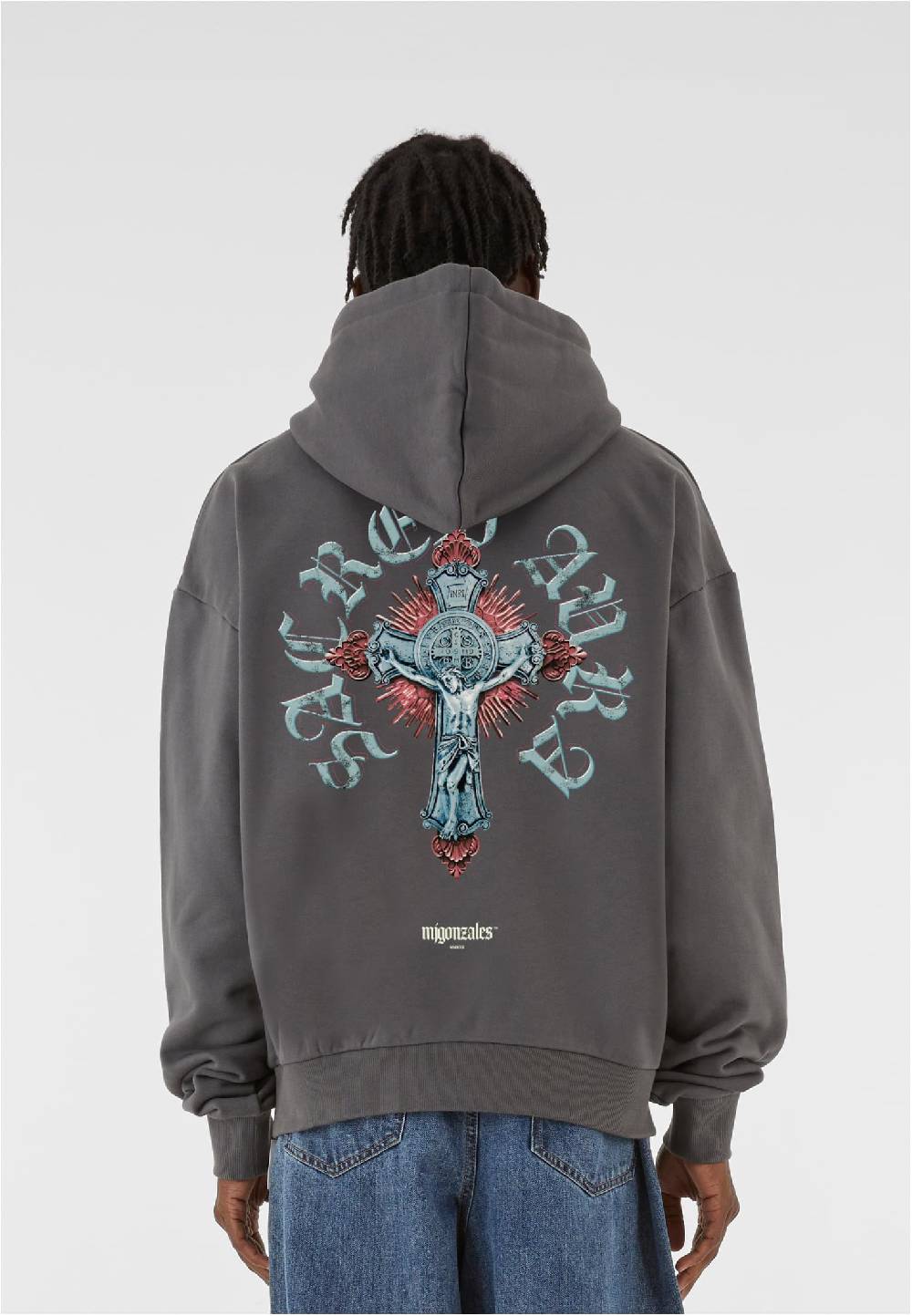 MJ Gonzales CROSS x MJG HEAVY OVERSIZED HOODY Auslauf