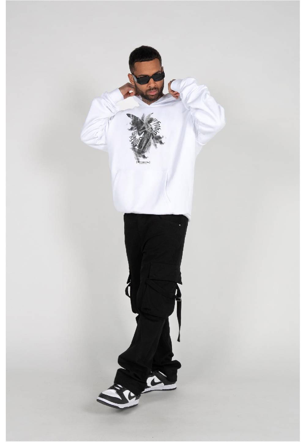 MJ Gonzales ANGEL 3.0 x Heavy Hoody Oversized Essentials V.4 Blitzverkäufe