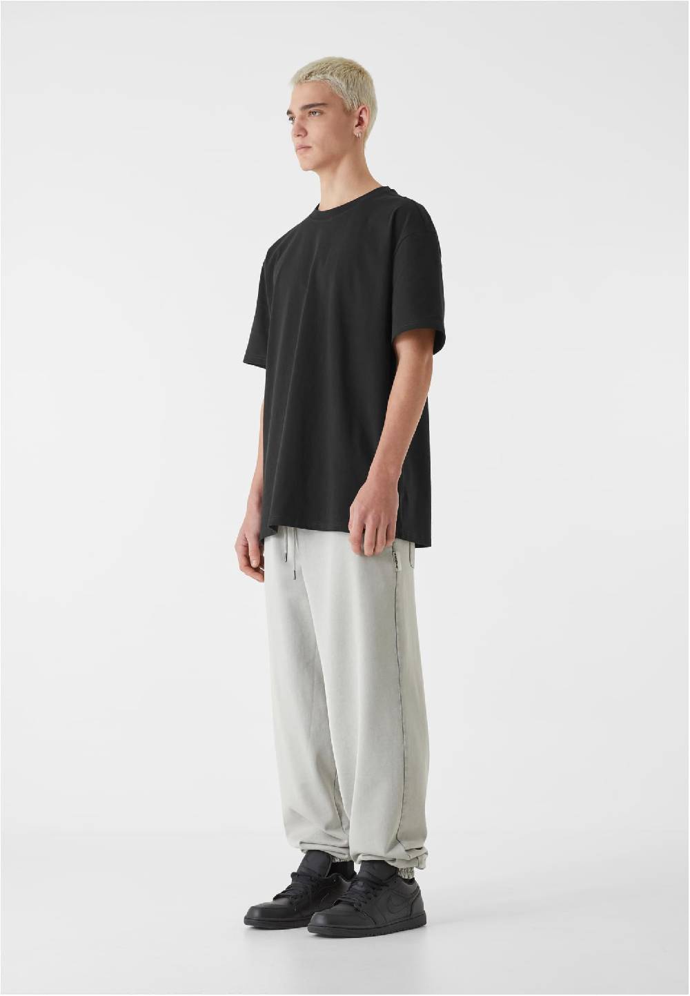 MJ Gonzales MJ Acid Wash Heavy Sweat Pants Wide Leg Angebote