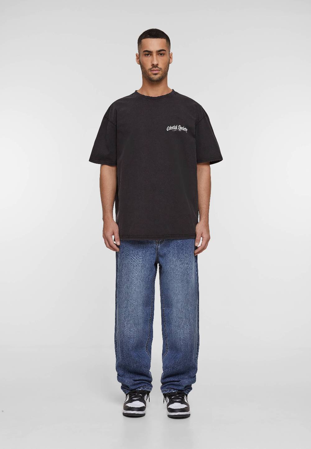 MJ Gonzales Oversized Acid Washed Tee - Angel’s Triad Verkauf