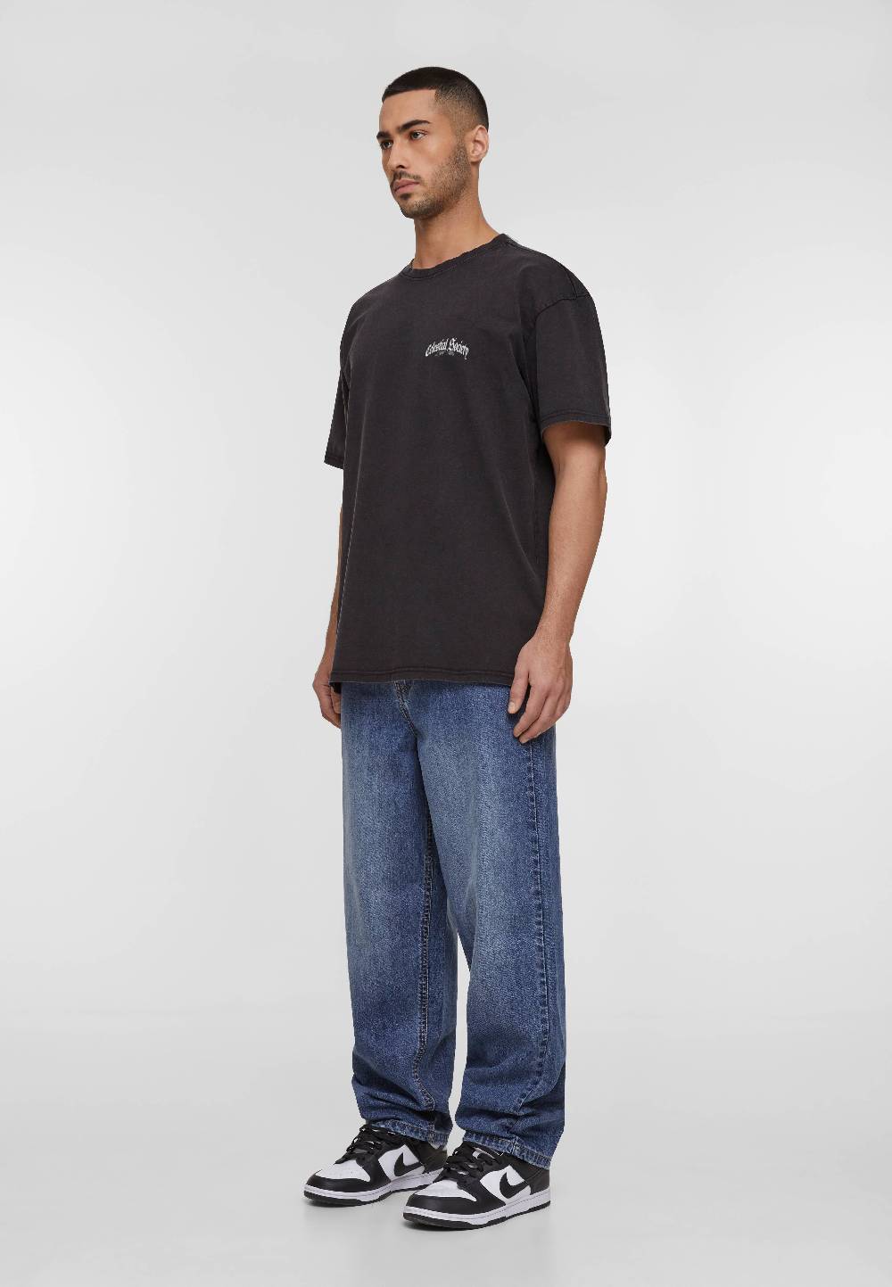MJ Gonzales Oversized Acid Washed Tee - Angel’s Triad Verkauf